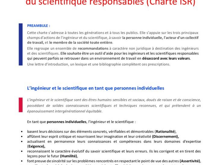 thumbnail of IESF Charte ethique de l’Ingénieur